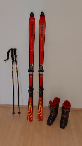 Abfahrtsski mit schuh - abfahrtsski, schuh(