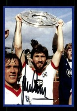 Manfred Kaltz Autogrammkarte Hamburger SV Deutscher Meister Orig Signiert