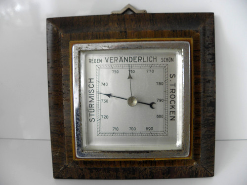 Altes barometer massiver - altes,