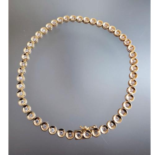 Tennisarmband aus karat - tennisarmband,