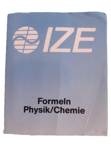 Ize formelsammlung physik - formelsammlung,