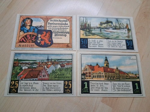 Notgeld swinemünde - notgeld,