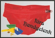 Handgelenktasche rot  Sport