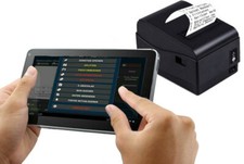 Mobile GASTRO-Kasse für Restaurant Cafe Pizzeria mit Bondrucker Bestellterminal