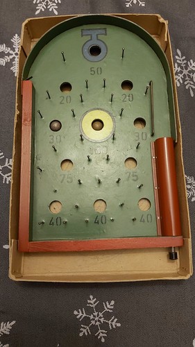 Tischflipper kugelspiel alt - tischflipper,