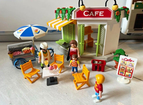 Café gebäude mit - café,