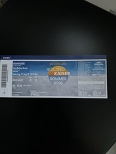 Konzert Karte Roland Kaiser 