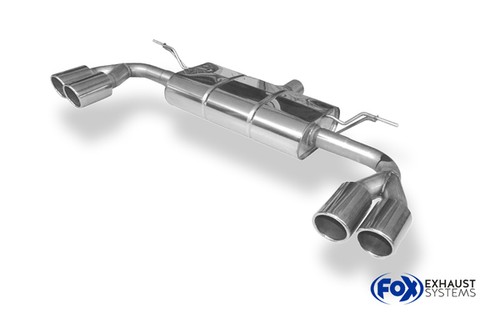 Fox sportauspuffanlage 2x90 - fox, je