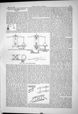 Antik Druck 1884 Eisen