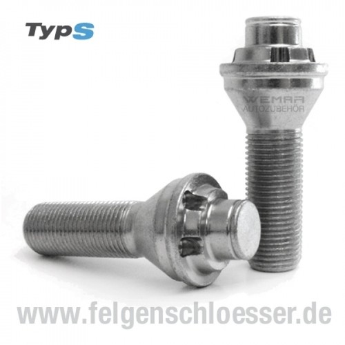 Typ felgenschloss m14x1 25 - typ,