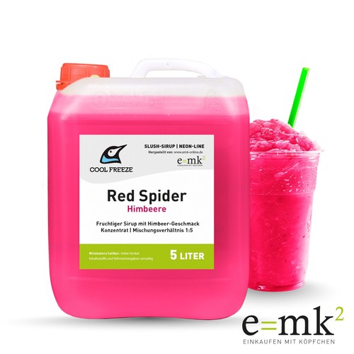 Slush eis sirup red spider - eis, |
