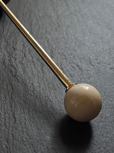 Eleganter haarstab goldfarben - eleganter,