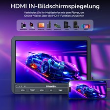 10,5" Tragbarer DVD-Player