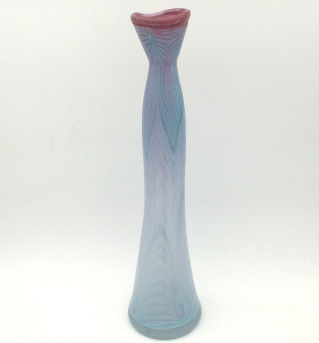 Hohe kunstglas vase eisch 83 - kunstglas,