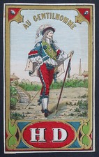 Altes Etikett 1870 FIL DE LIN