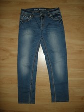 Blaue modische gepflegte Marken-Jeans Gr. 31/34 "Blue Monkey" mit Elasthan