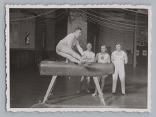 Turnverein RTSV R.T.S.V. Pauschenpferd Turner Turnhalle Sport - Altes Foto