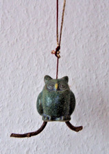 Eule / Kauz (Keramik), grün