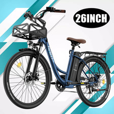 26 Zoll E-Bike Elektrofahrrad 250W 36V 20.3Ah Pedelec e Citybike 7-Gänge 25km/h