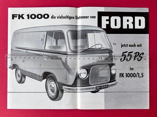 Auto reklame prospekt 1955 - auto,