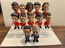 Belgische Nationalmannschaft 12 x PVC Figur Fussball Maskottchen Belgien 1997