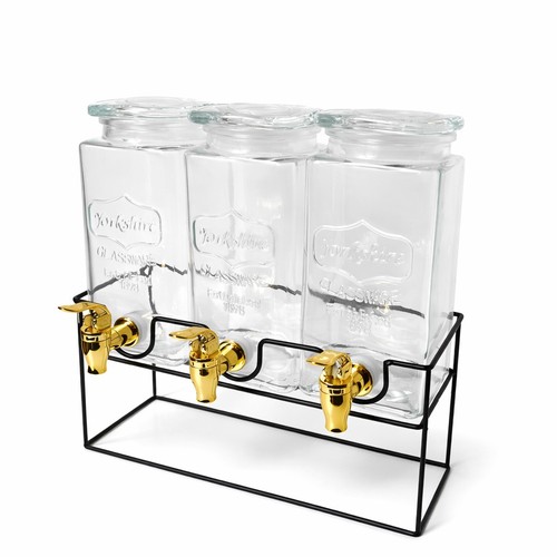 Getränkespender set 5 l - getränkespender, 3x