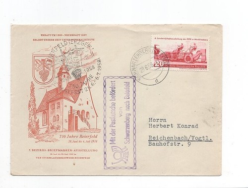 Ddr brief 630 schwarzenberg - mi,