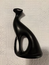 Vtg modernist black cat - black,