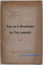 Essay über den anspruch - den, der