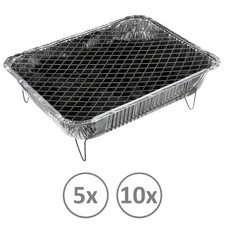 Einweggrill Camping Grillen BBQ Picknick Grill Alu Einmalgrill GRILLCHEF