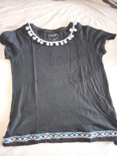 T-Shirt "Stradivarius" Hippie Look, Gr. L