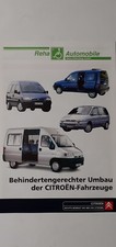 Reha Automobile: Citroen Umbau Behindertengerecht (Prospekt-Heft); 2010