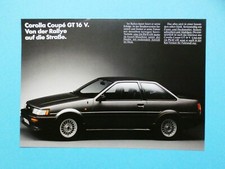 Prospekt / Katalog / Brochure - Toyota Corolla Coupe GT 16V