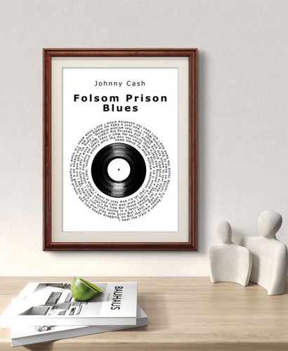 Johnny cash poster folsom - cash,