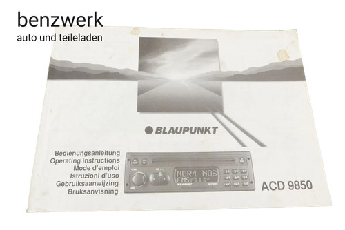 Blaupunkt acd9850 - blaupunkt,