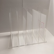 A4 Acryl-Schilderhalter 6 Stück schlank and vielseitig polierte  - Unvollständig