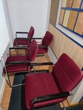 4 Thonet  Stahlrohrsessel