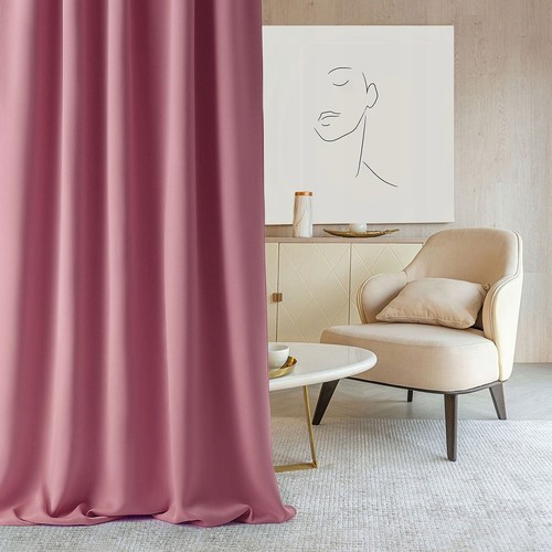 Deko rosa vorhang gardine - vorhang,