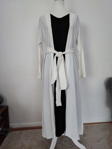 Weiße kimono kleid abaya - kimono,