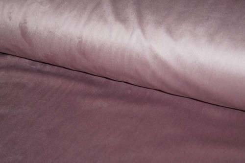 Samt dekostoff velvet mauve - dekostoff,