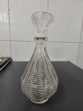 Glas Flasche Decanter Karaffe für Whiskey Cognac Likör Spirituosen Vintage 