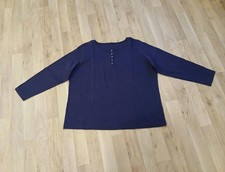 Damen Langarm Shirt Dunkelblau