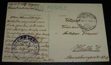 Lazarett Konstantinopel Feldpost 1.WK Deutsche Militärmission Türkei Halle 1916