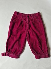 Trachtenhose Kniebundhose Cordsamt dunkelrot Mädchen Gr.92 Oktoberfest