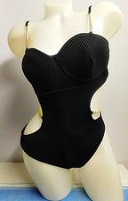 Bügel Badeanzug Monokini Gr.38(M) komplett gefüttert hoher Rücken