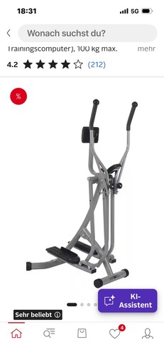 Hometrainer klappbar nordic - hometrainer,