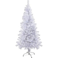 Weihnachtsbaum Weiß künstlich 120cm 150cm 180cm 210cm Kunsttanne mit Metallst...