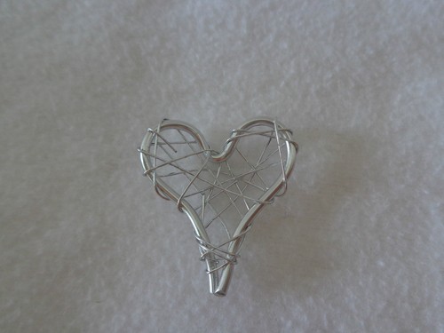 Drahtherz herz anstecker tisch - herz,
