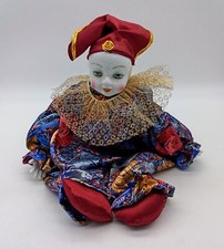 Porzellanpuppe Harlekin -