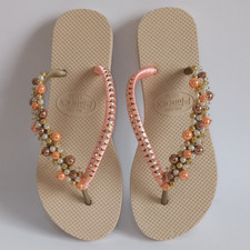 Embroidered Sandals | Beach -